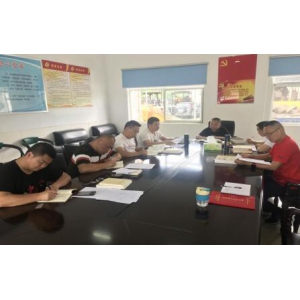 海赛支部开展党史学习教育第三次专题研讨会