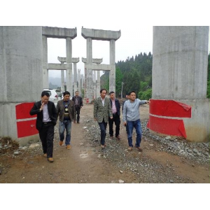 马麦秋调研考察龙永高速公路第3、17合同段建设项目