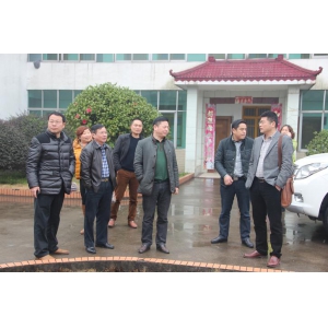 顾晓、贺跃斌节后第一天慰问集团本部及子公司干部职工