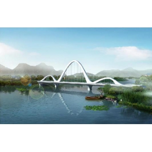 北部新城25号桥施工进入尾声