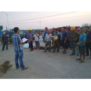 杨桥河、张家港大桥项目开展安全文明施工自查