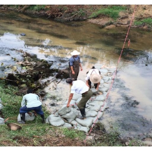 尚德路东风河桥项目积极开展施工准备工作