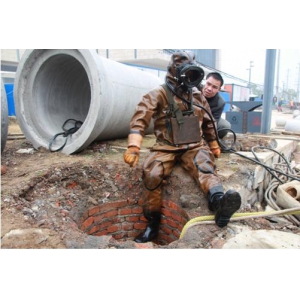 白马桥项目采用“气囊封堵”进行新旧污水管道对接施工