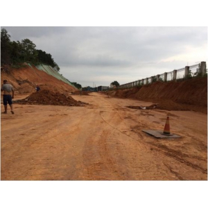 兴德路道路工程掀起施工高潮