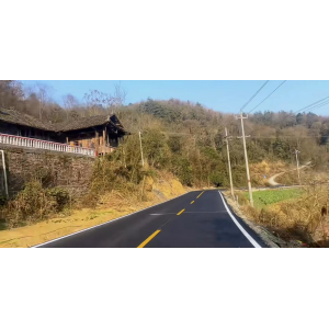 桃源县理公港镇通三级公路项目完成路面施工进入通车试运行阶段